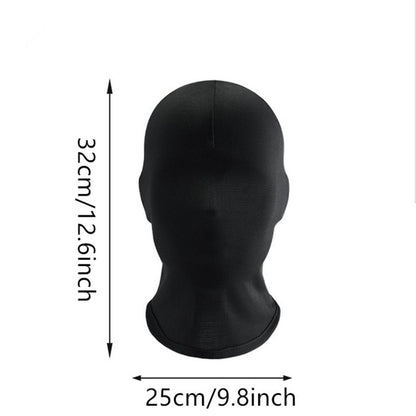 Full Face Faceless Hood Mask | Comfortable Polyester Halloween Mask for Men & Women, Available in Multiple Quantities