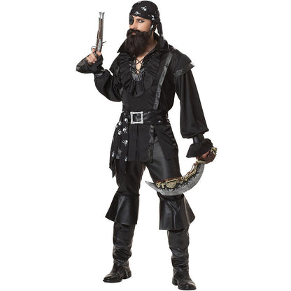 Halloween Male Pirate Costume | Authentic Cosplay Outfit for Parties & Events